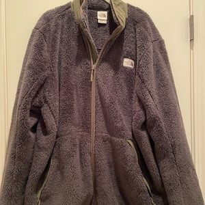Mens 2XL North Face Gray and Green Jacket